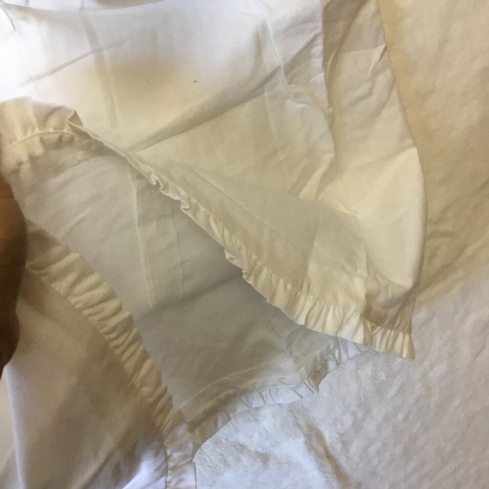 J, Crew White Wrap Ruffle Tulip Skirt - Picture 5 of 9